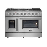 FFSGS6356-48 Forno Galiano French Door Dual Fuel Range 