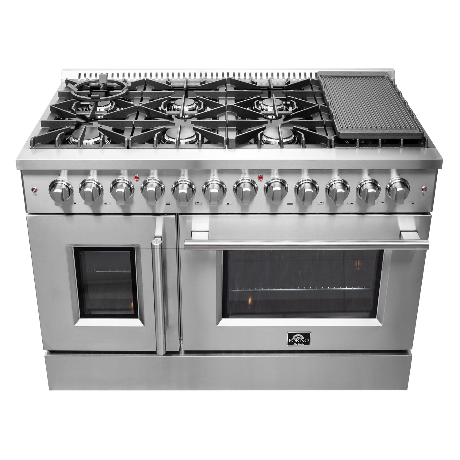 FFSGS6356-48 Forno Galiano French Door Dual Fuel Range Cookto