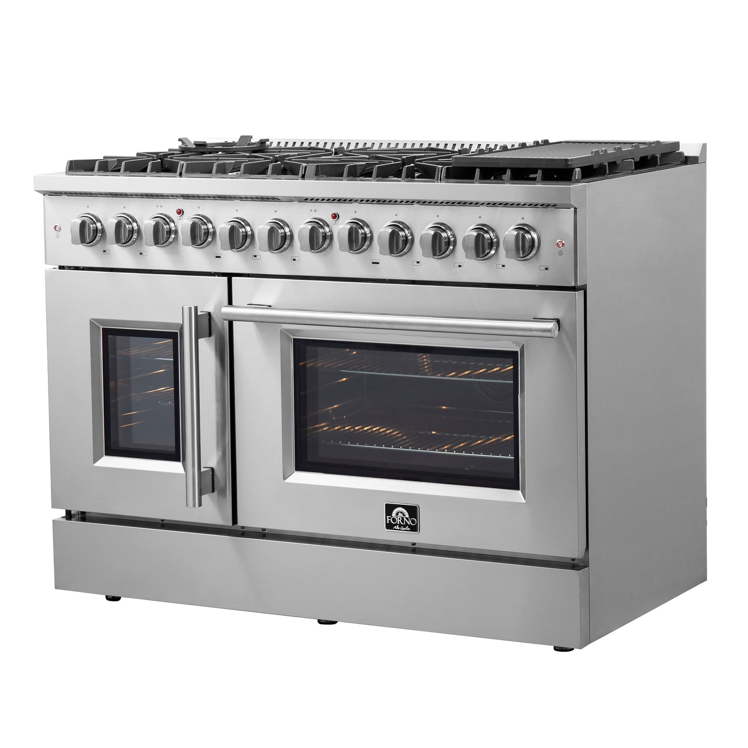 FFSGS6356-48 Forno Galiano French Door Dual Fuel Range Right Panel