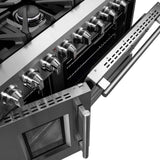FFSGS6439-48 Forno Massimo French Door Gas Range Oven Door Vents