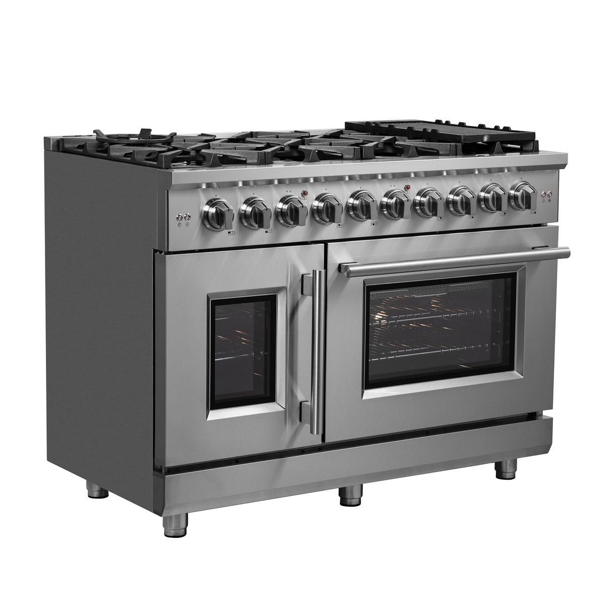 FFSGS6439-48 Forno Massimo French Door Gas Range Side Panel