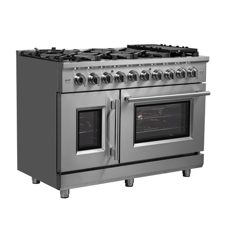FFSGS6439-48 Forno Massimo French Door Gas Range Side Panel