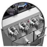 FFSGS6439-48 Forno Massimo French Door Gas Range Zinc Knobs