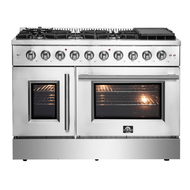 FFSGS6444-48 Forno Galiano French Door Gas Range