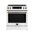 FFSIN0905-30WHT-espresso-leonardo-induction-range-front-antique-brass