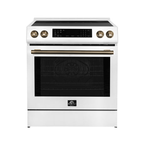 FFSIN0905-30WHT-espresso-leonardo-induction-range-front-antique-brass
