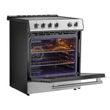 FFSIN0982-30-Leonardo-30-inc-Induction-Range-Stainless-Steel-Angle-Open with light on-SS