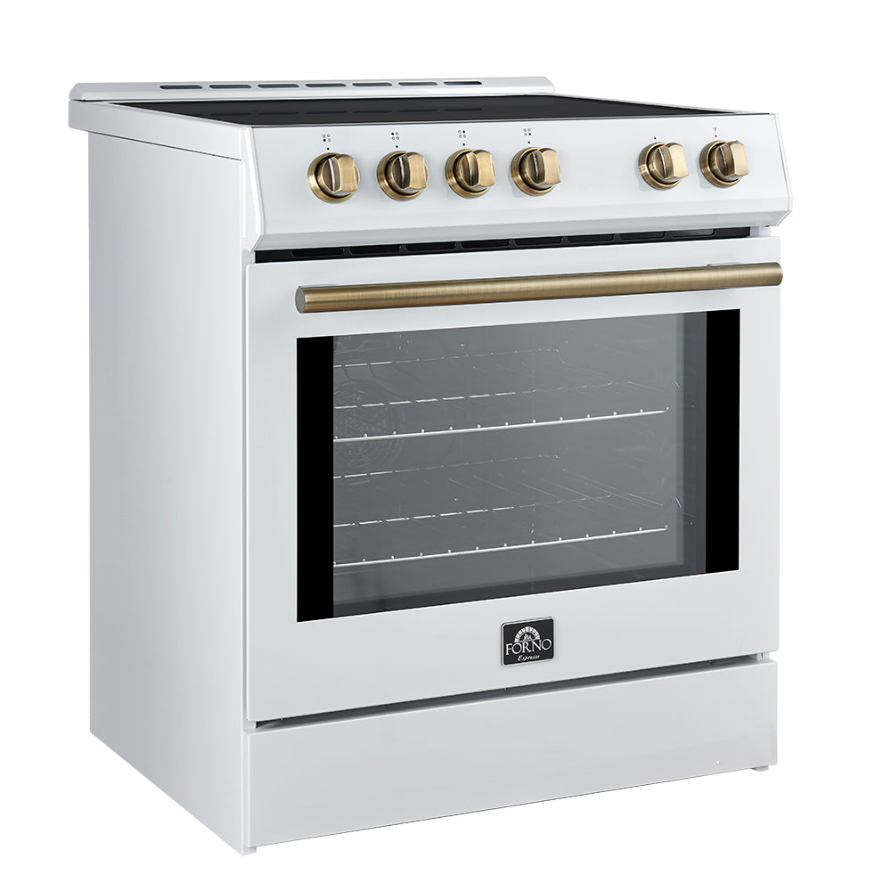 FFSIN0982-30-Leonardo-30-inc-Induction-Range-White-Angle-Close with light on-AB