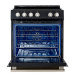 FFSIN0982-30BLK-Leonardo-30-inc-Induction-Range-BLK-Front-Open-SS
