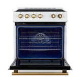 FFSIN0982-30WHT-Leonardo-30-inc-Induction-Range-Whit-Front-Open-AB