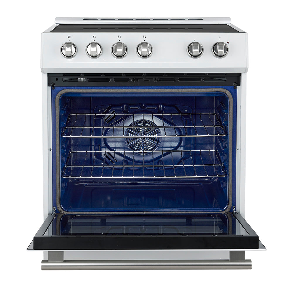 FFSIN0982-30WHT-Leonardo-30-inc-Induction-Range-Whit-Front-Open-SS