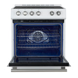 FFSIN0982-30WHT-Leonardo-30-inc-Induction-Range-Whit-Front-Open-SS