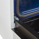 FFSIN0982-30WHT-Leonardo-30-inc-Induction-Range-White-Close Up on Hinge