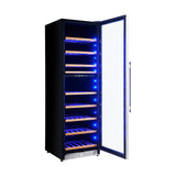 FWCDR6603-24S-Wine Celler-Angle-Open Door