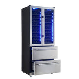 FWCDR6635-32S-Angle-view-Left-Drawer-Open