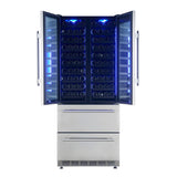 FWCDR6635-32S-Front-Door-Open-Wine-Bottles