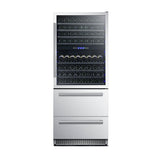 FWCDR6661-30S Forno Capraia Triple Zone Wine Cooler