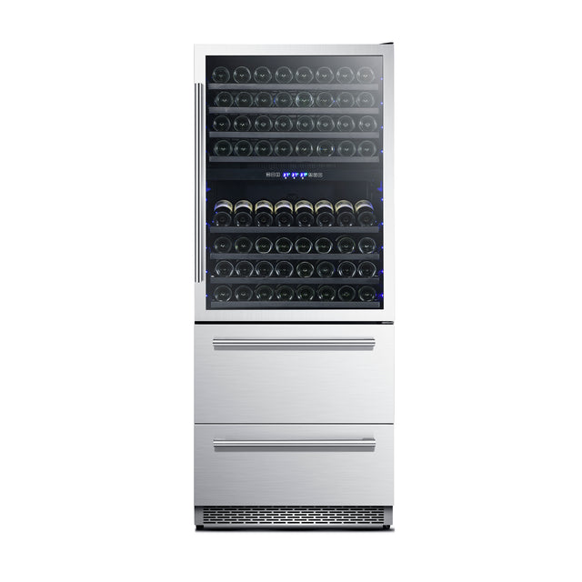 FWCDR6661-30S Forno Capraia Triple Zone Wine Cooler