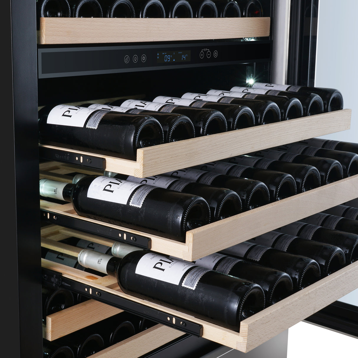 FWCDR6697-30S-forno-celano-double-zone-wine-cooler-shelves