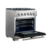 Gas-Range_FFSGS6260-30BLK_angle-open-black-door_2025-10-16