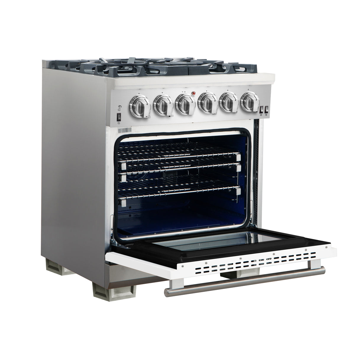Gas-Range_FFSGS6260-30WHT_angle-open-white-door_2025-10-17