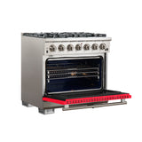 Gas-Range_FFSGS6260-36RED_angle-open-red-door_2025-10-17