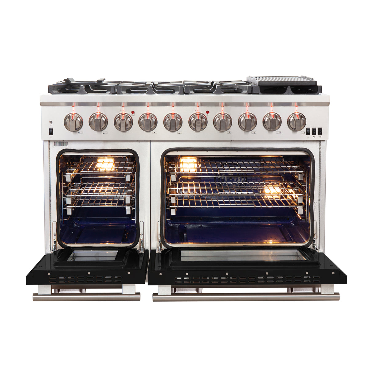 Gas-Range_FFSGS6260-48BLK_front-open-black-door_2025-10-17
