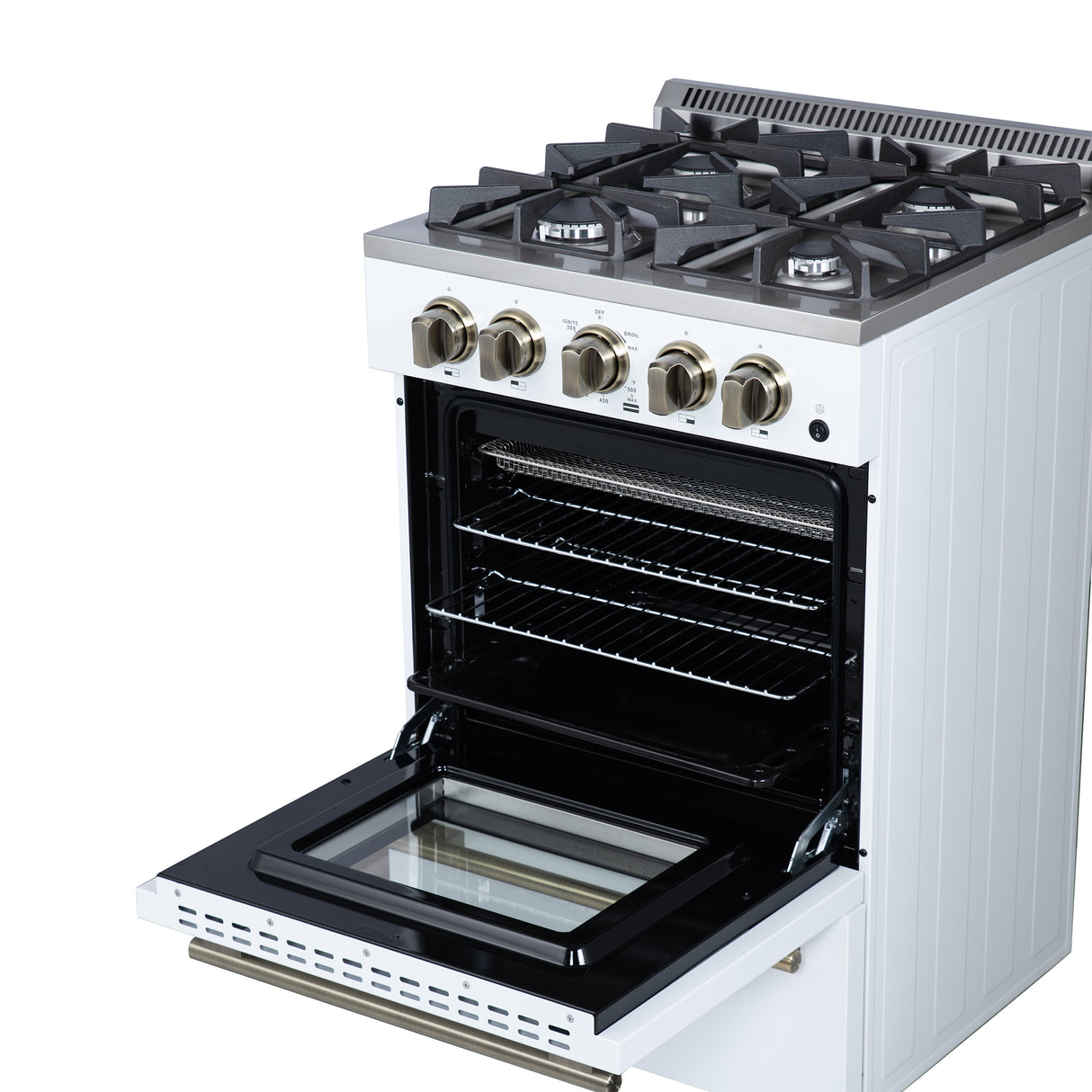 Gas-Range_FFSGS6290-24WHT_Right-Angle-Opened-Close-Up_2025-06-18