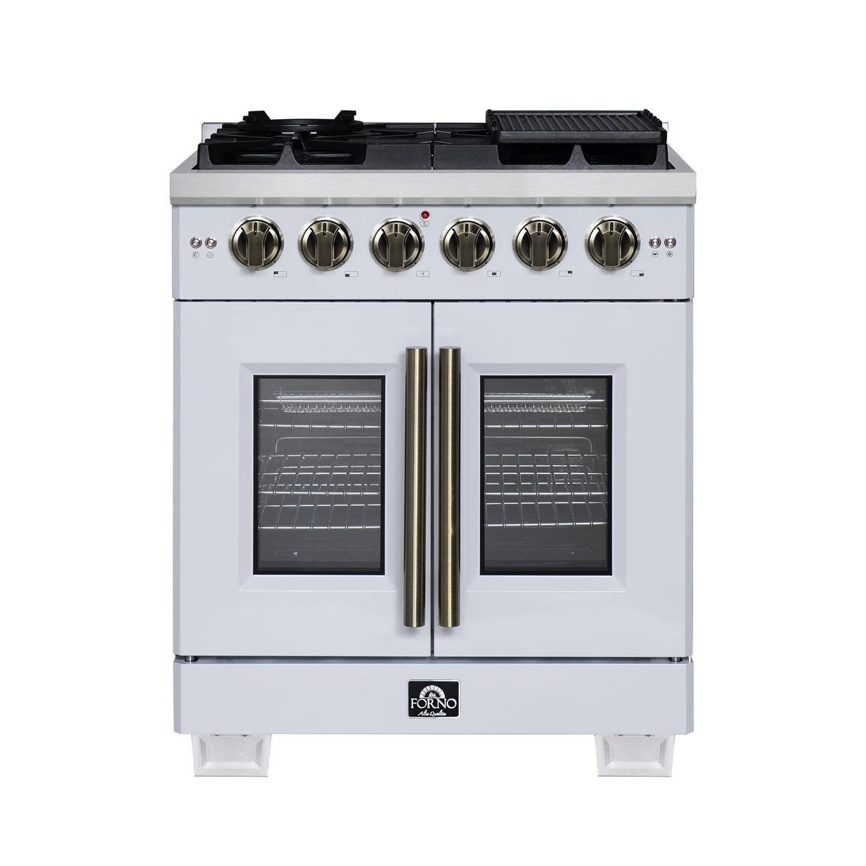 Gas-Range_FFSGS6460-30WHT_Front_2025-08-04