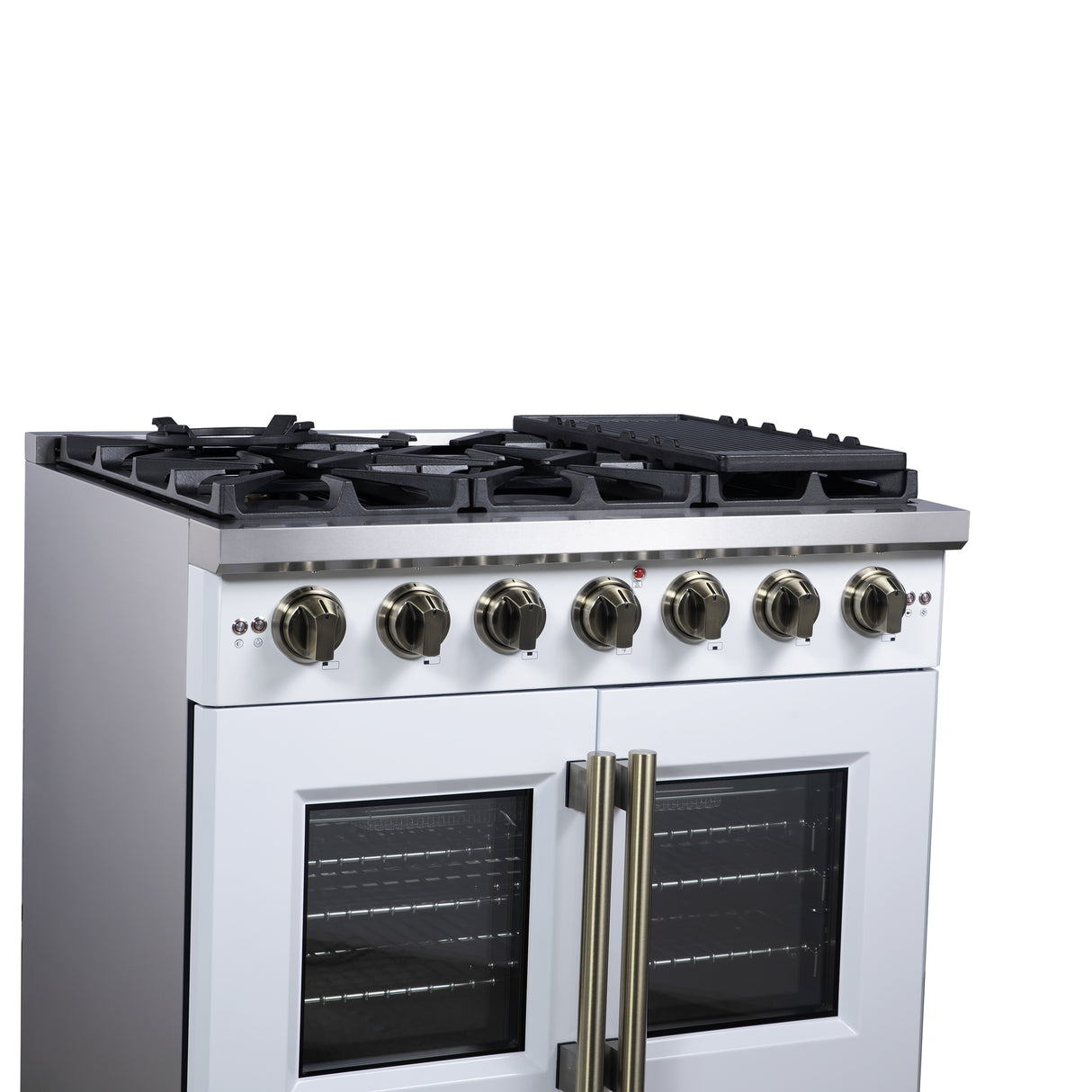 Gas-Range_FFSGS6460-36WHT_Left-Angle-Close-Up_2025-08-04