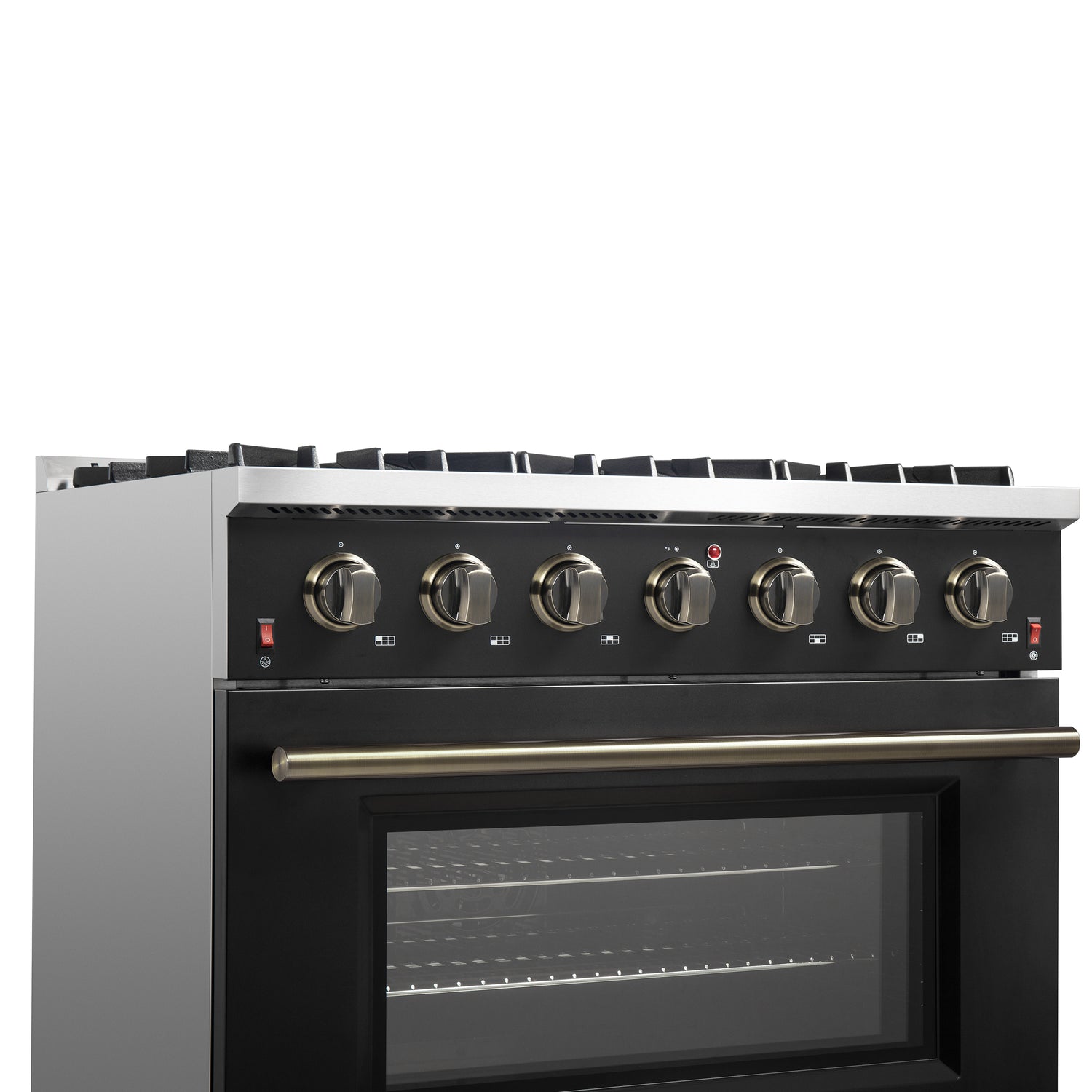 Gas_Range_FFSGS6244-36BLK_V1_Left_Angle_Controls_2024-12-12