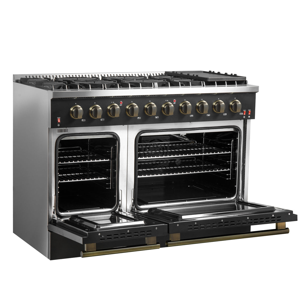 Gas_Range_FFSGS6244-48BLK_V1_Left_Angle_Door_Open_2024-12-11