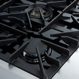 Gas_Range_FFSGS6274-30BLK-WHT_V1_Angle_Left_Burners_2024-12-19