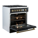 Gas_Range_FFSGS6274-30BLK_V1_Angle_Left_Door_Open_2024-12-19