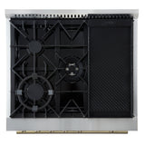 Gas_Range_FFSGS6274-30WHT_V1_Cooktop_Overview_2024-12-19