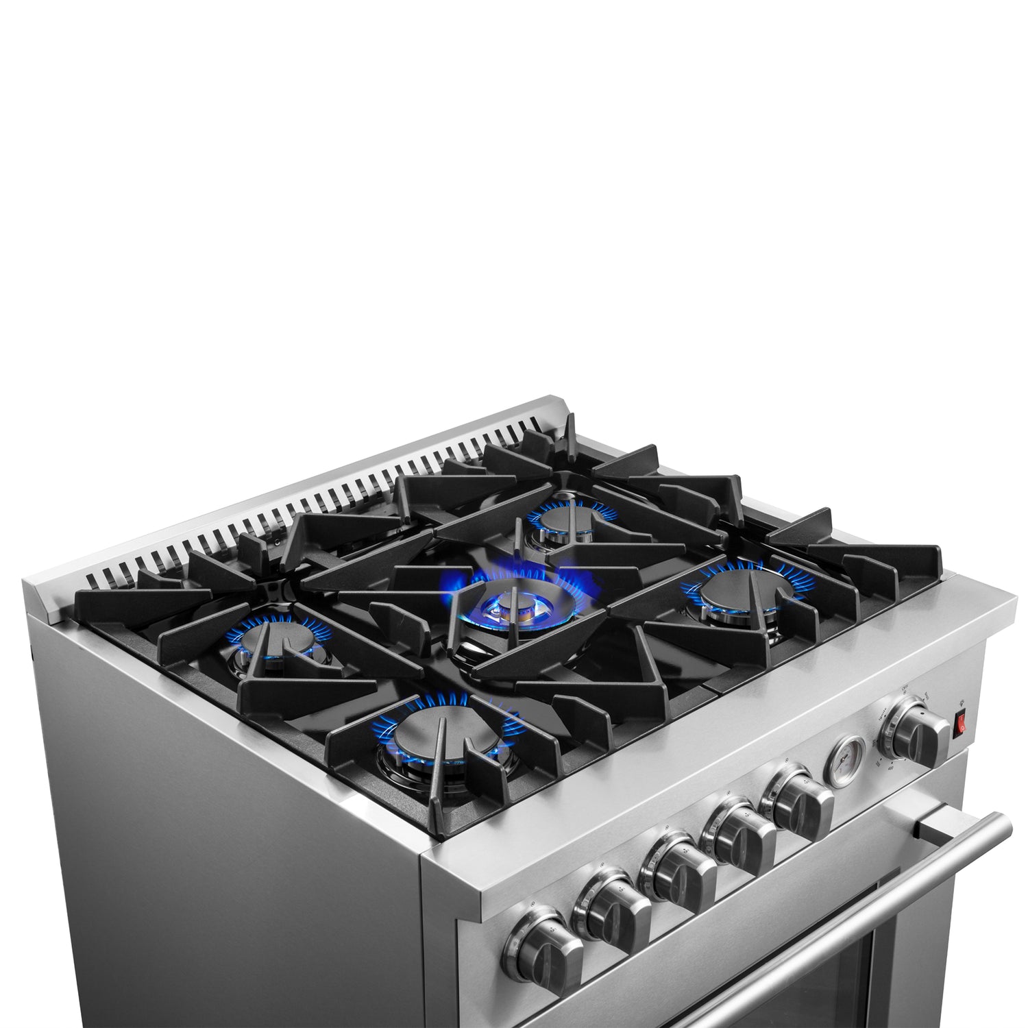 Gas_Range_FFSGS6274-30_V1_Angle_Left_Cooktop_Burners_2024-10-21