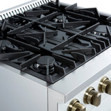 Gas_Range_FFSGS6277-30WHT_V1_Left_Angle_Cooktop_2024-12-19