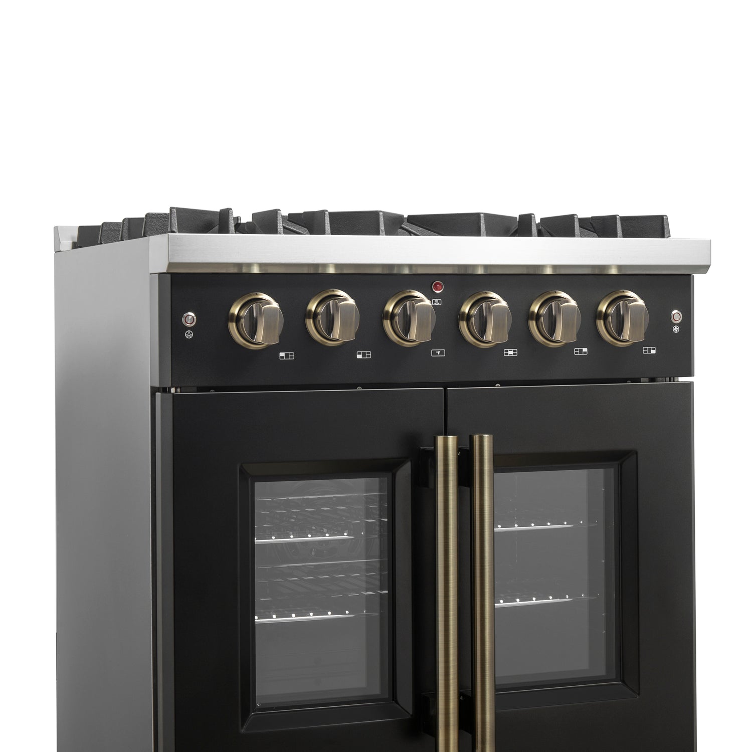 Gas_Range_FFSGS6444-30BLK_V1_Angle_Left_Controls_2024-12-02