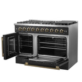 Gas_Range_FFSGS6444-48BLK_V1_Right_Angle_Door_Open_2024-12-02