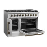 Gas_Range_FFSGS6444-48WHT_V1_Left_Angle_Door_Open_2024-12-06