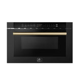 Microwave_FMWDR3000-24BLK_2024-08_Front_Antique_Brass_V1