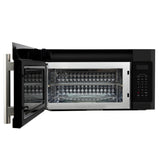 OTR_Microwave_FOTR3038-30BLK_V1_Stainless_Handle_Front_Door_Open_2025-01-16