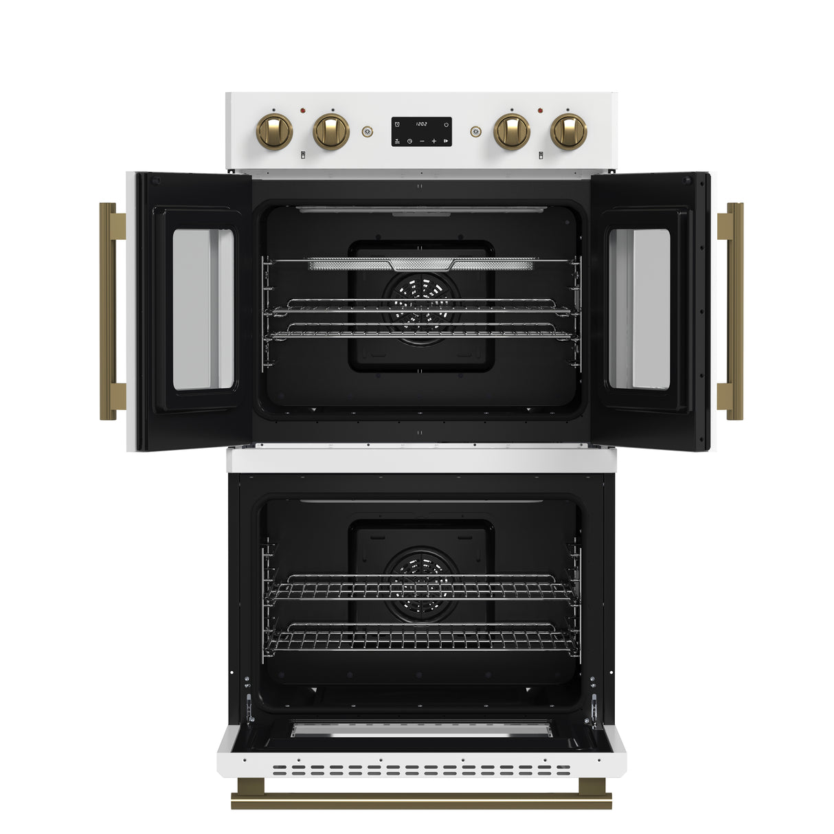 Oven_FBOEL1340-30-WHT_2025-02_Front_Open