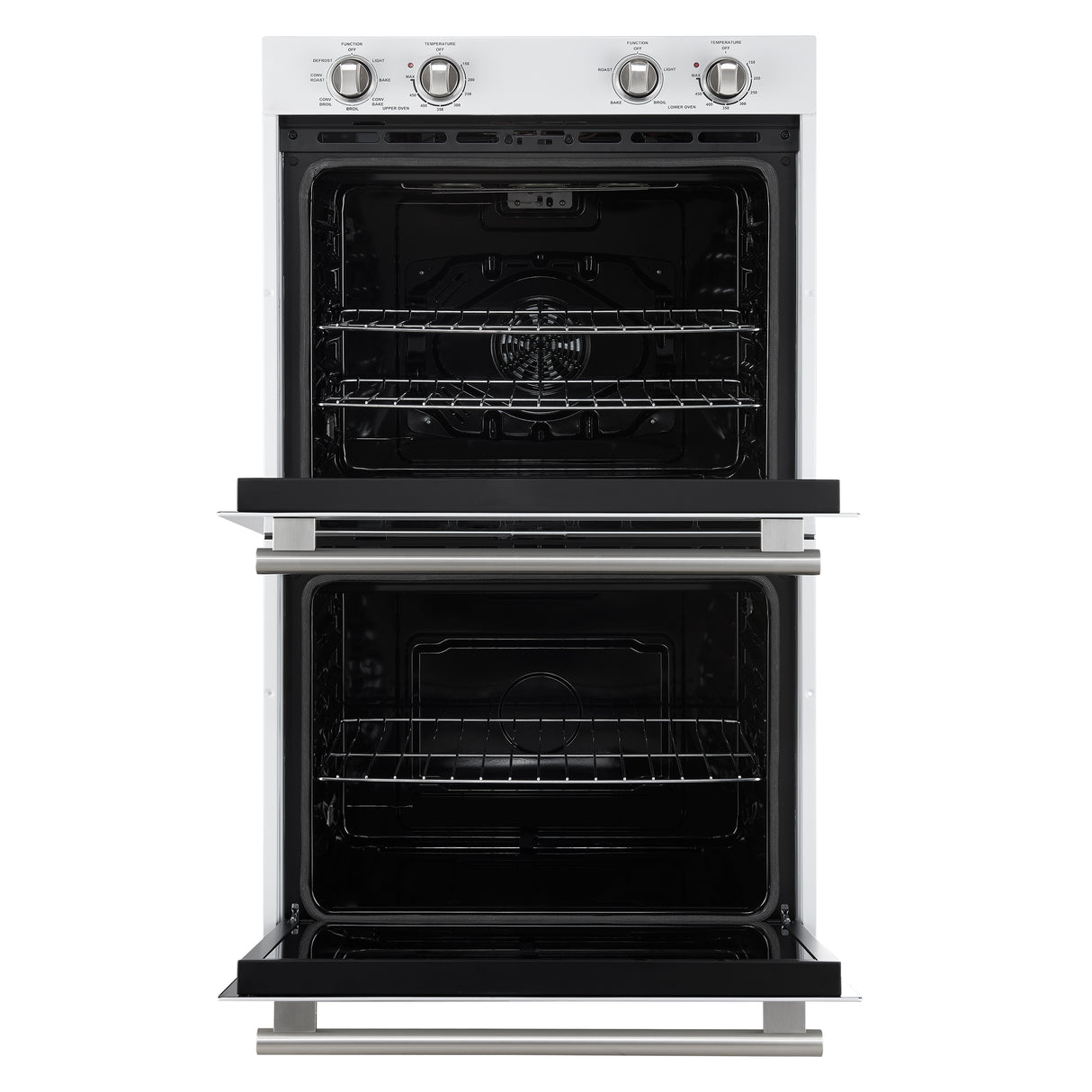 Wall-Oven_FBOEL1324-30WHT_Front-Opened-SS_2025-2025-07-30