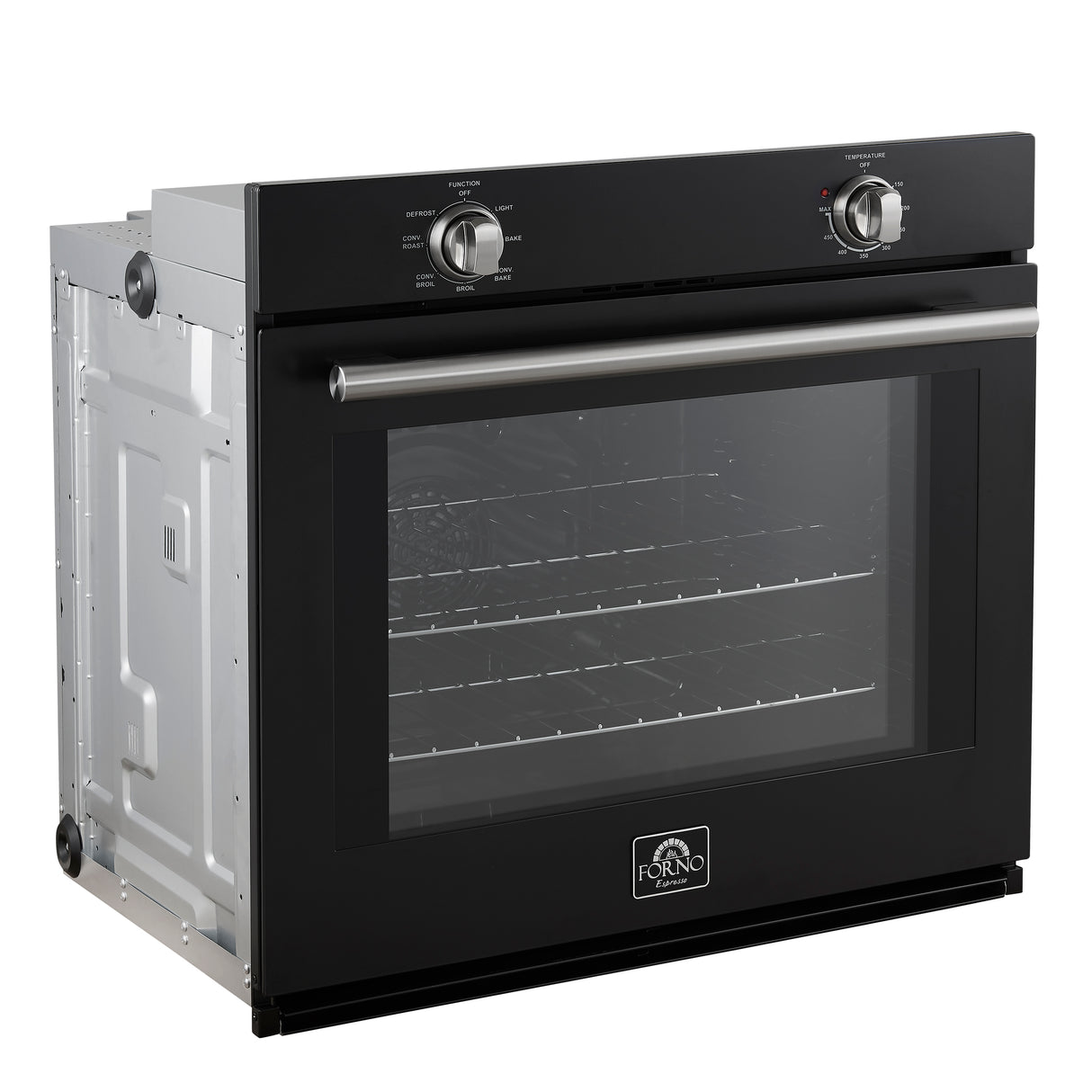 Wall-Oven_FBOEL1370-30BLK_Left-Angle-SS_2025-07-30