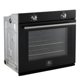 Wall-Oven_FBOEL1370-30BLK_Left-Angle-SS_2025-07-30