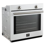 Wall-Oven_FBOEL1370-30WHT_Left-Angle-SS_2025-07-30