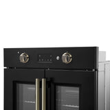 Wall_Oven_FBOEL1333-30BLK_V1_6_Right_Lower_Angle_Oven_Controls_2025-02-14