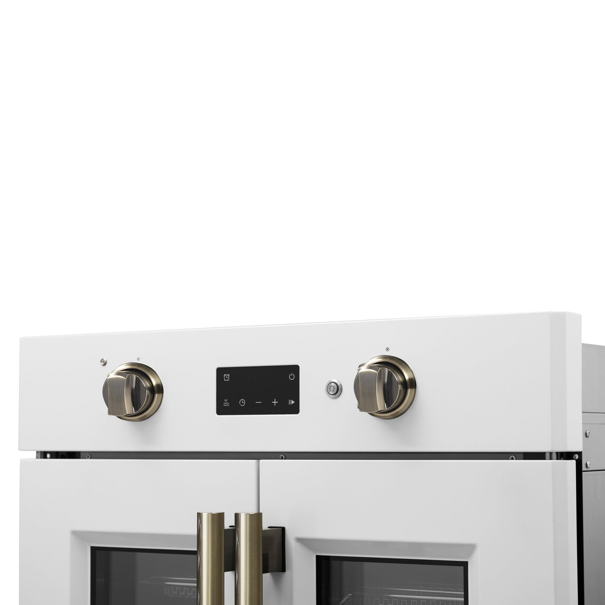 Wall_Oven_FBOEL1333-30WHT_V1_6_Right_Lower_Angle_Oven_Controls_2025-02-14