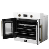 Wall_Oven_FBOEL1333-30WHT_V1_7_Right_Angle_Door_Open_2025-02-14